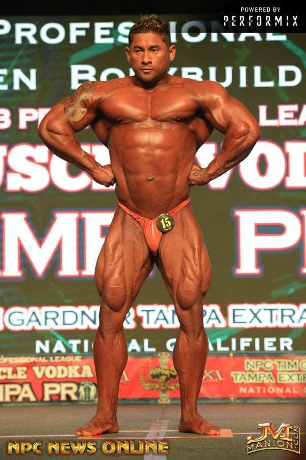 Ko Ryu bodybuilder, aka Cesar Quispe Estela