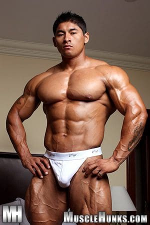 Ko Ryu bodybuilder, aka Cesar Quispe Estela